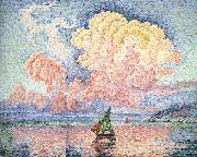 Paul Signac Antibes, the Pink Cloud oil painting artist